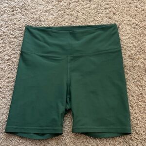 Old Navy Forest Green High-Rise Bike Shorts